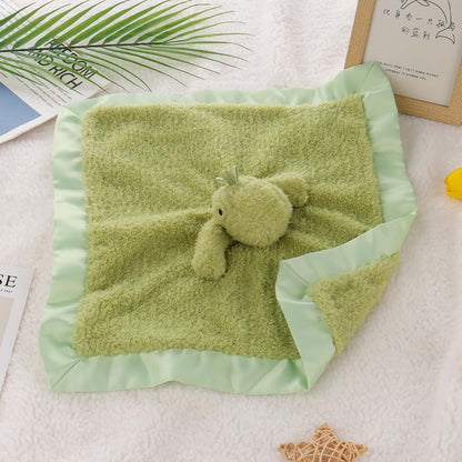 Apricot Lamb Dinosaur Security Blanket for Nursery Use