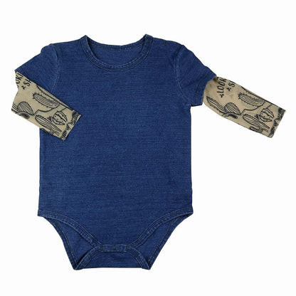 Stephan Baby Snapshirt Diaper Cover With Tattoo Sleeves, Western