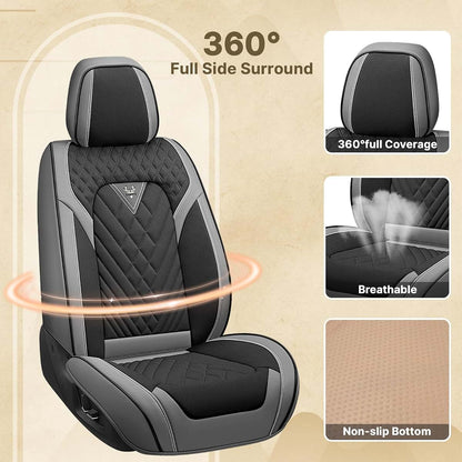 AutoSeat Protector Waterproof Nappa Leather Seat Covers for Mazda CX5