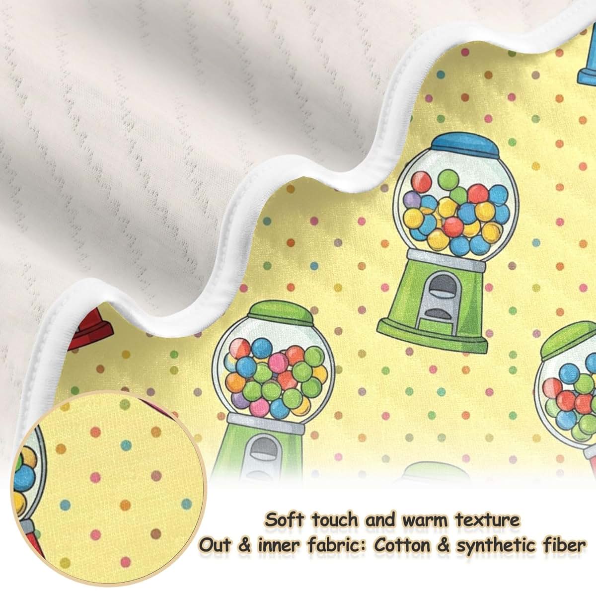 CUPADA Baby Blanket for Napping and Swaddling