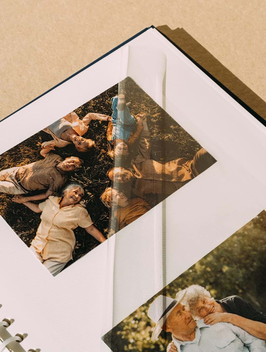 Grupo Erik Hokusai Self-Adhesive Photo Album | 9x12 inch - 24x32 cm | 15 Double Sided Pages | Hardcover | Friend Gifts