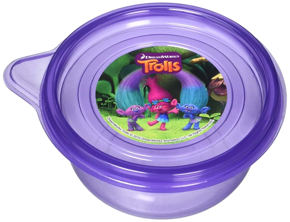 Trolls Small Snack Containers with Lids