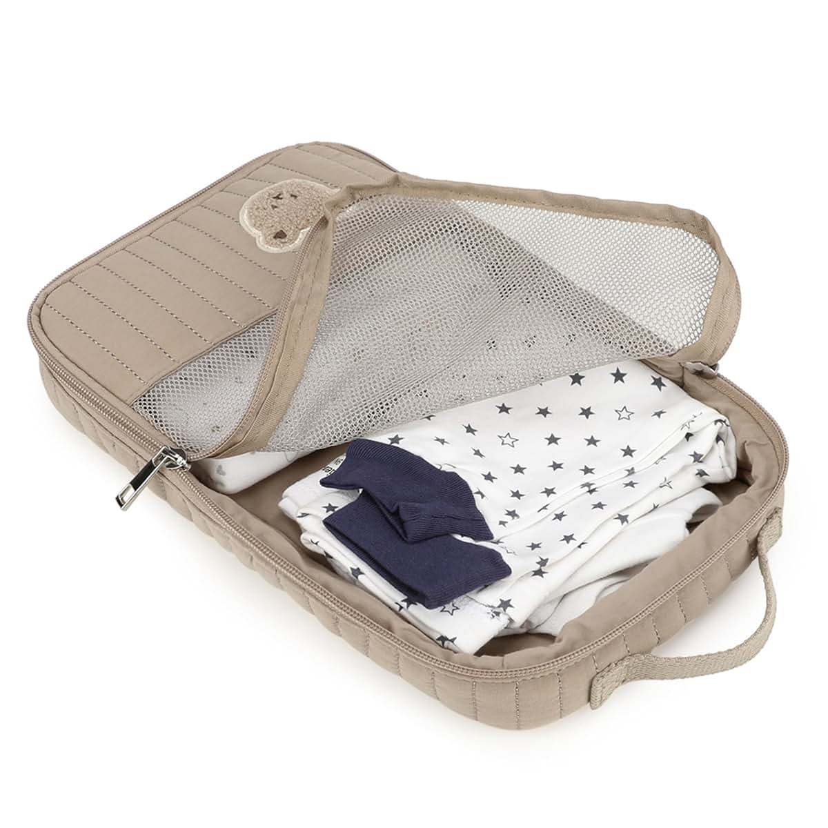 Nukinp Diaper Pouch, Cartoon Bear Diaper Bag Organizer Pouch - Hanging & Portable Storage Bag For Baby Travel (photo 4)