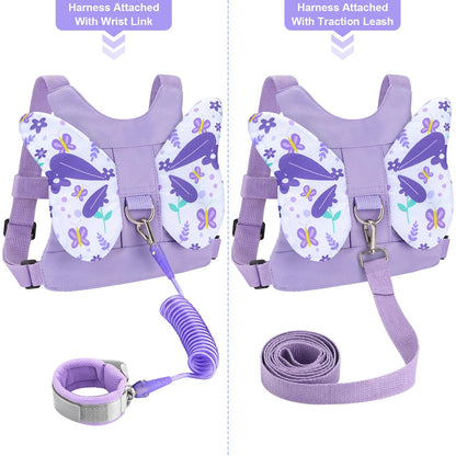 Accmor Toddler Harness Leash, 3-in-1 Cute Butterfly Design