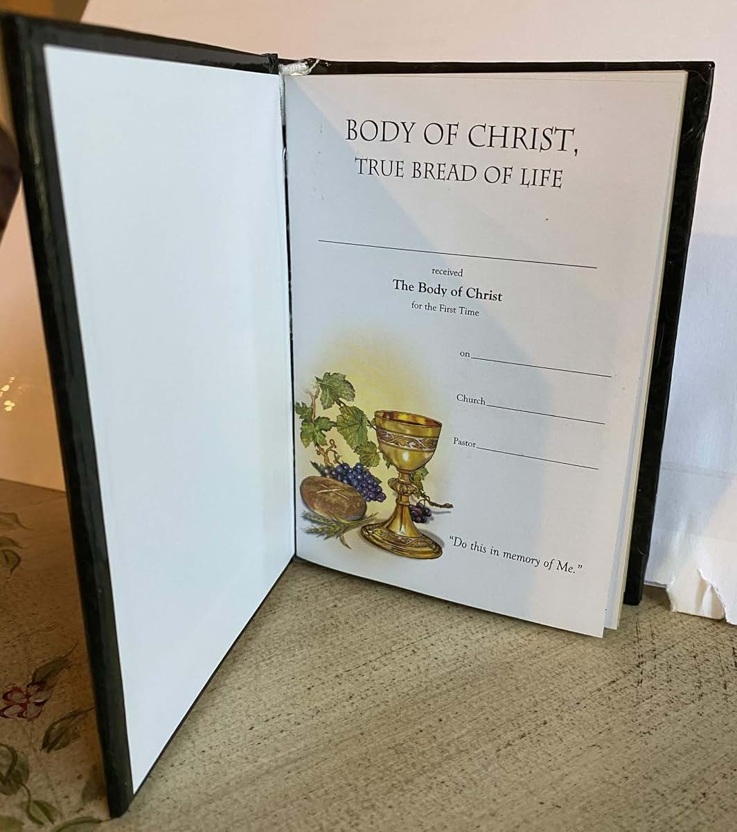 FavorOnline First Holy Communion Missal Prayer Book In Black