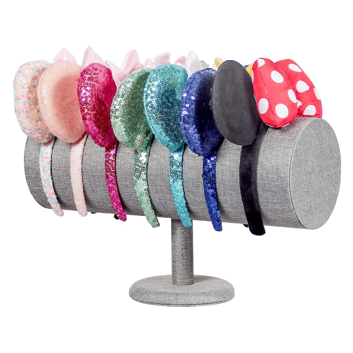Headband Holder Organizer: T-Bar Display Stand for Hair Accessories