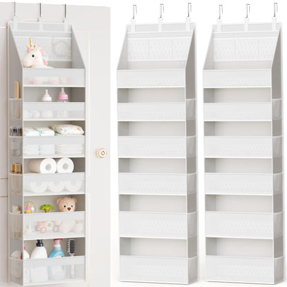 Criusia Over the Door Organizer 6-Shelf Hanging Storage