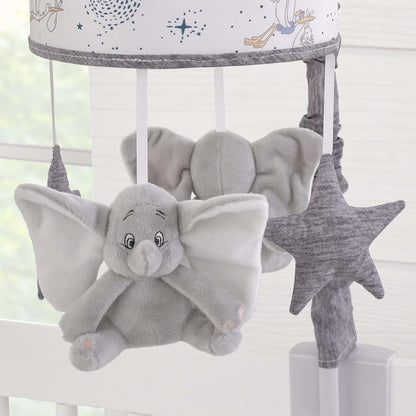Dumbo Musical Mobile for Cribs - Light Blue, Gray, White