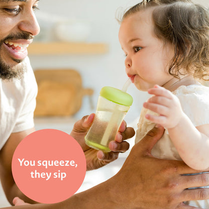 The First Years Squeeze & Sip Toddler Straw Cups 7oz 3pk