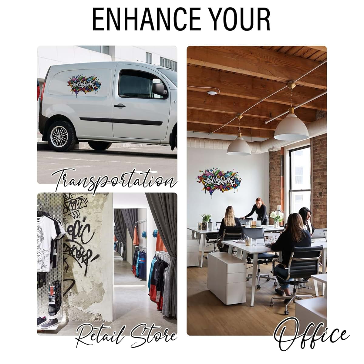 South9Sticker Custom Graffiti Name Wall Decal Personalized Street Art (photo 3)