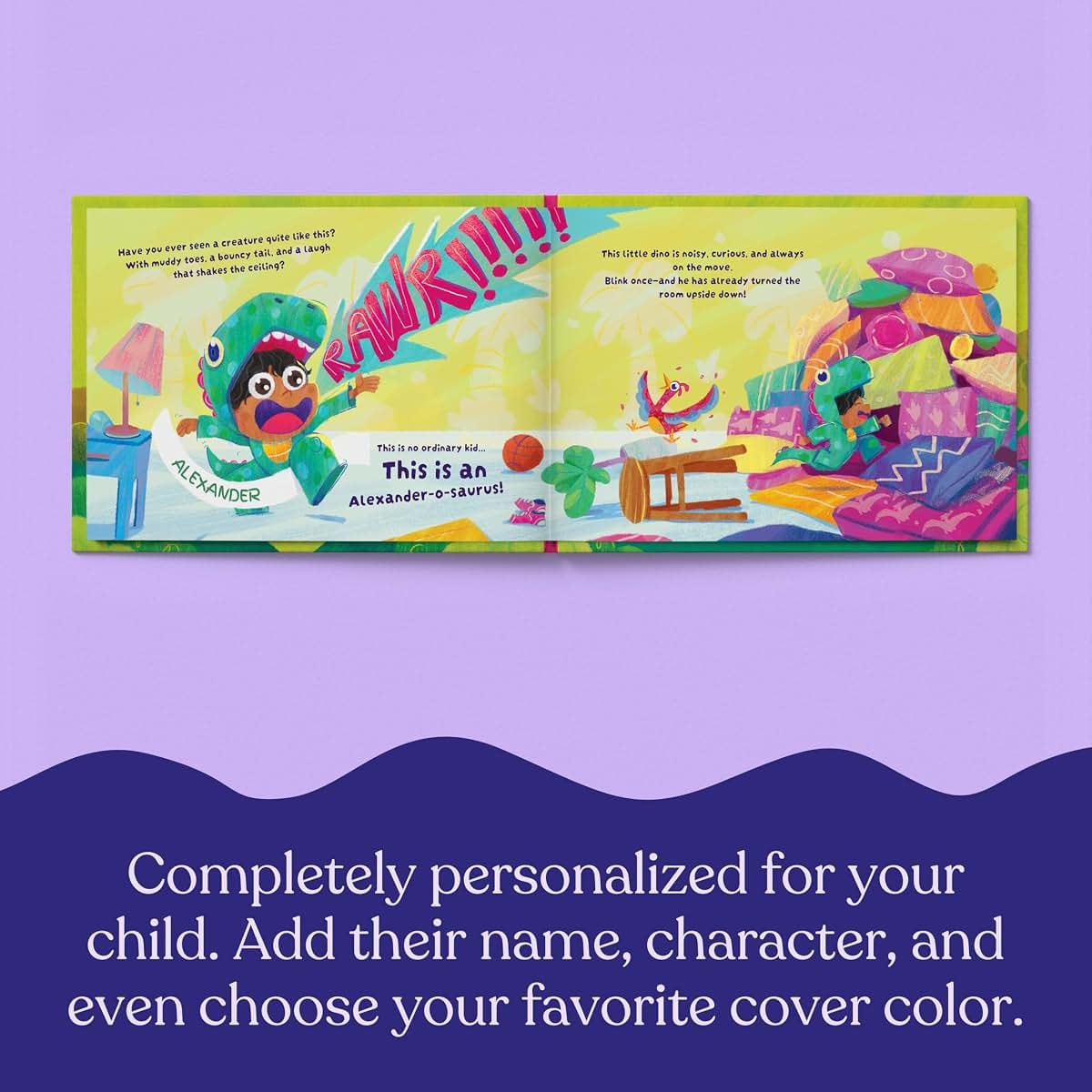 Luna Studios How To Raise A Dinosaur Personalized Book (photo 3)