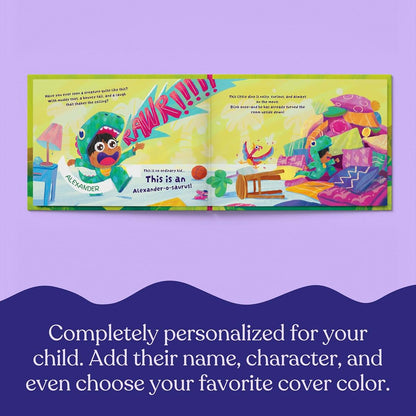Luna Studios How To Raise A Dinosaur Personalized Book (photo 3)