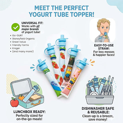 Toppie Yogurt Tube Topper 2-Pack Blue (photo 3)