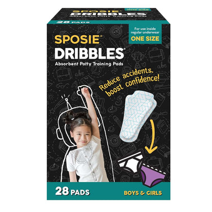 Sposie Dribbles Potty Training Underwear Pads for Leak Protection