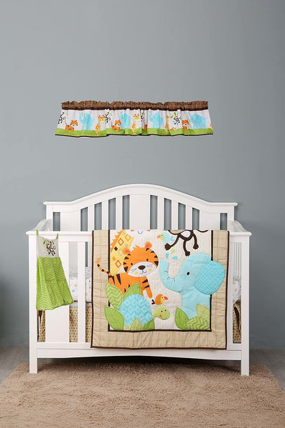 CribMATE 1 PC Diaper Organizer, Cute Cartoon Baby Diaper Hanging Bag, Gift Idea (Green Monkey) (photo 3)