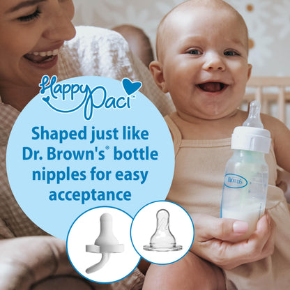 Dr. Brown's HappyPaci Silicone Pacifier 4-Pack