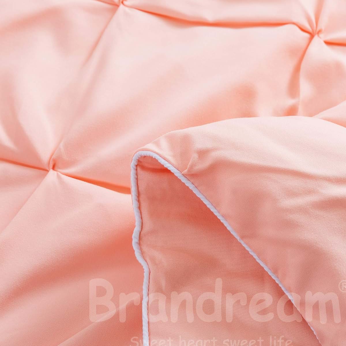 Girls' Crib Bedding Set with Ruffle Skirt and Pintuck Comforter - Jade Pink