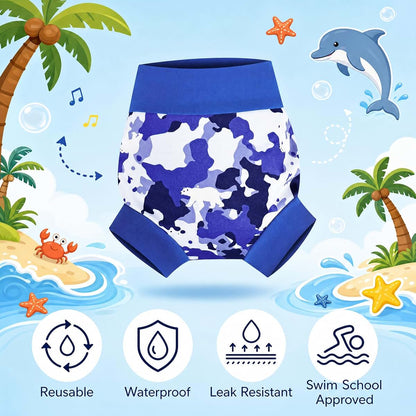 MomEasier Reusable Swim Diapers 3-Pack For Toddlers