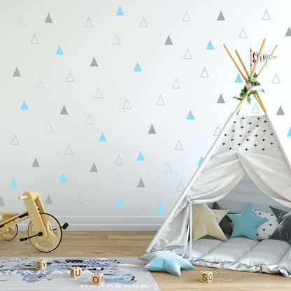 Boho Design Tribal Triangles Vinyl Wall Decals Peel And Stick
