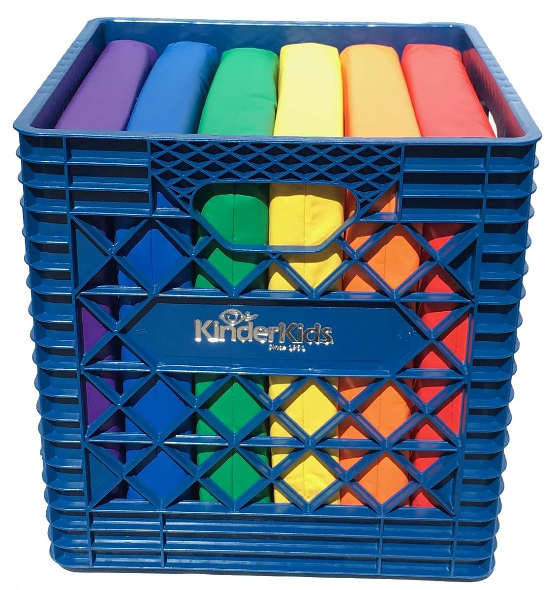 Kindermats And Storage Containers - 6 Pack for Kids Play Area