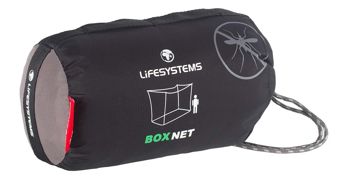 Lifesystems LifeSystem BoxNet - Single Mosquito Net Black