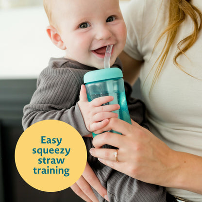 The First Years Squeeze & Sip Toddler Straw Cups 7oz 3pk