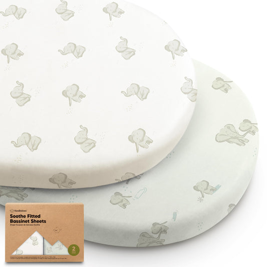 KeaBabies Organic Bassinet Sheets 2-Pack
