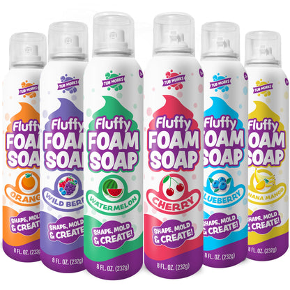 Tub Works Fluffy Foam Soap Variety 6 Pack