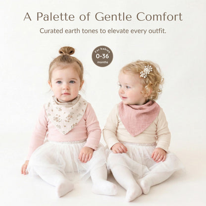 Konssy Muslin Bandana Bibs 10 Pack