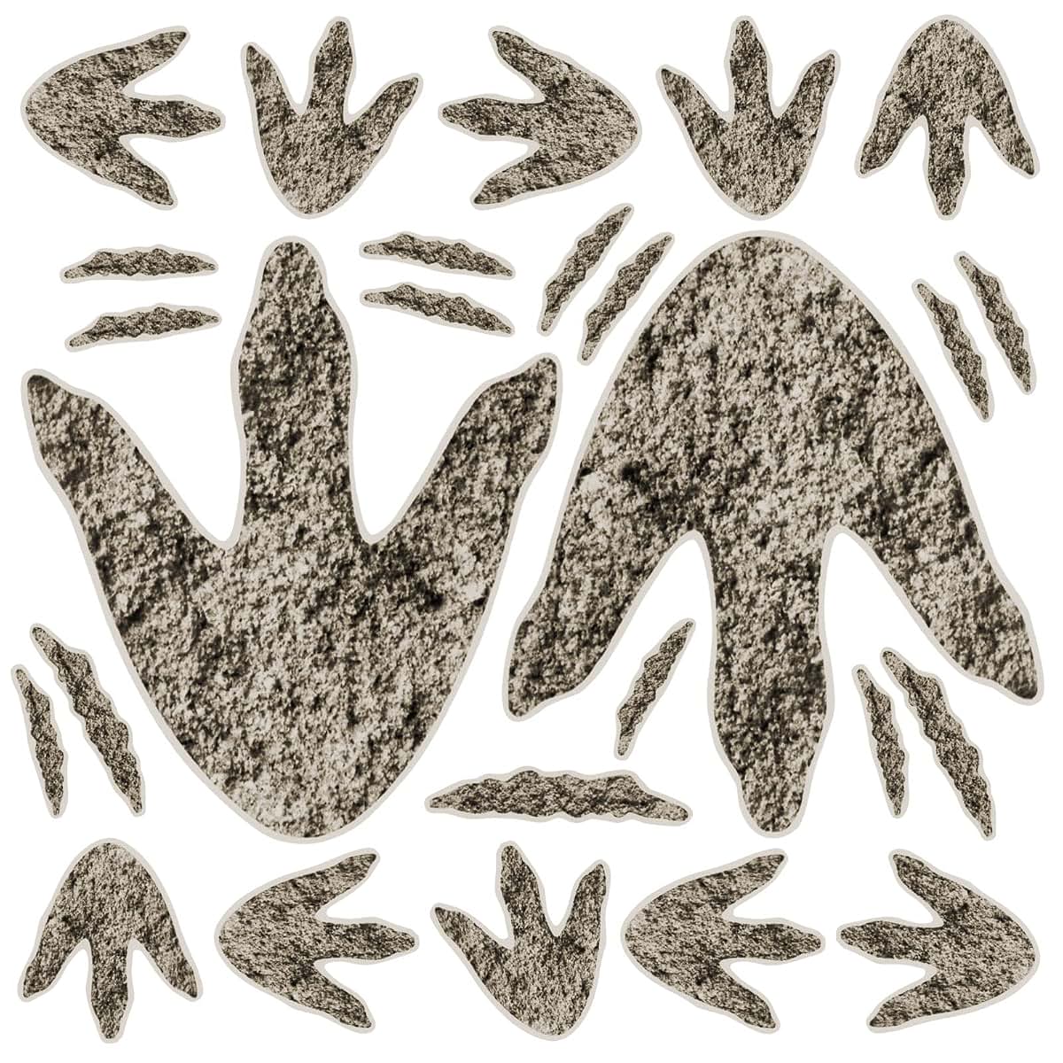 Dinosaur Footprint Floor and Wall Decals for Party Decoration