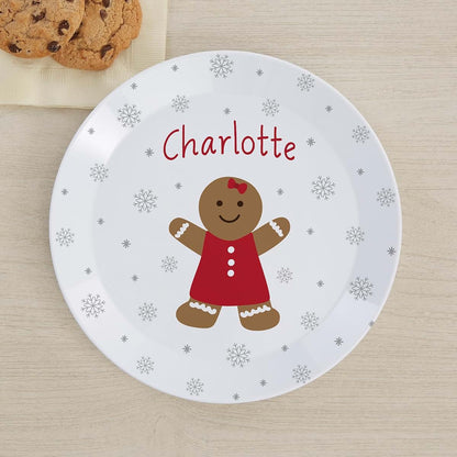 Personalization Universe Christmas Characters Personalized Kids Plate (photo 2)