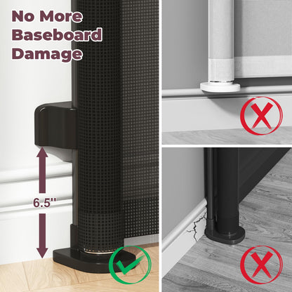 Cideny Retractable Baby Gate 55" Wide