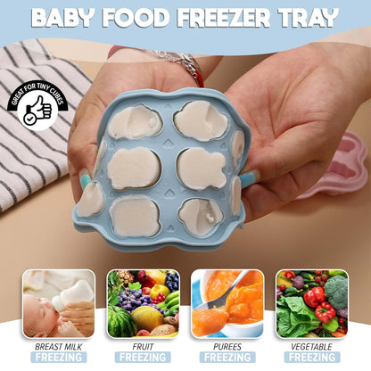 O'doe Silicone Baby Popsicle Molds And Food Feeder Set (photo 2)