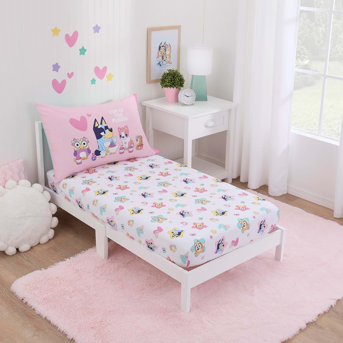 NoJo Bluey Best Day Ever 2-Piece Toddler Sheet Set