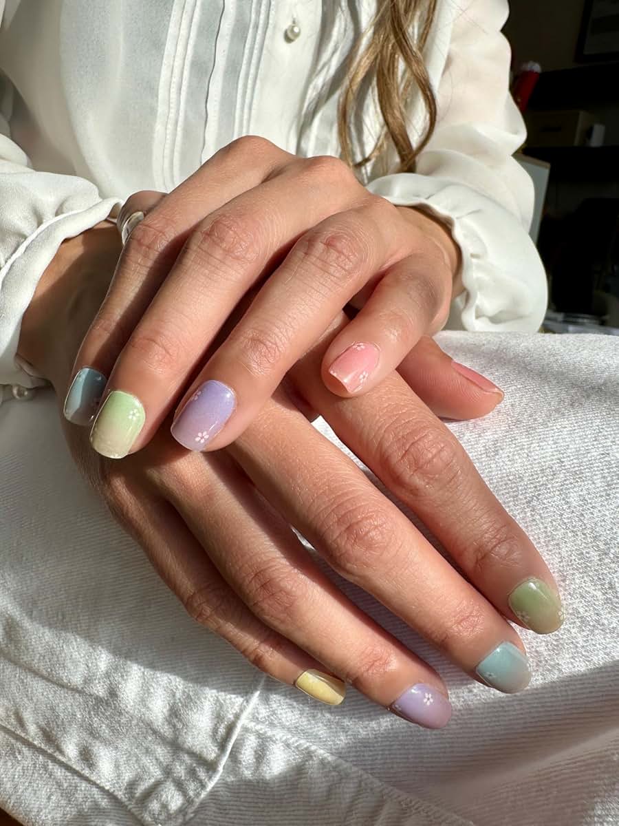 Nova Nails Semi Cured Gel Nail Strips In Flower Child (photo 3)