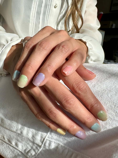 Nova Nails Semi Cured Gel Nail Strips In Flower Child (photo 3)