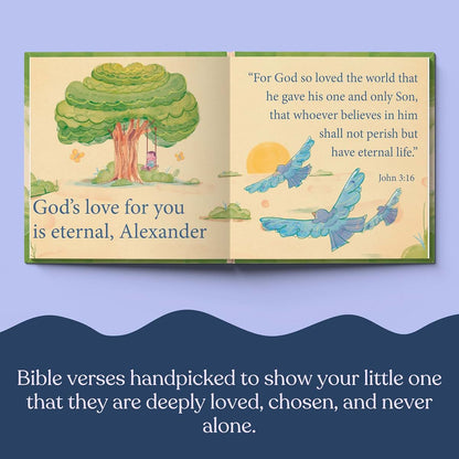 Luna Studios God's Promises Personalized Children's Baptism Book (photo 3)