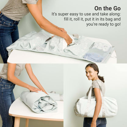 BabyToLove Roll n' Go Organizer Bag | Compact Diaper Bag with Storage Compartments | Travel Organizer for Baby (photo 3)