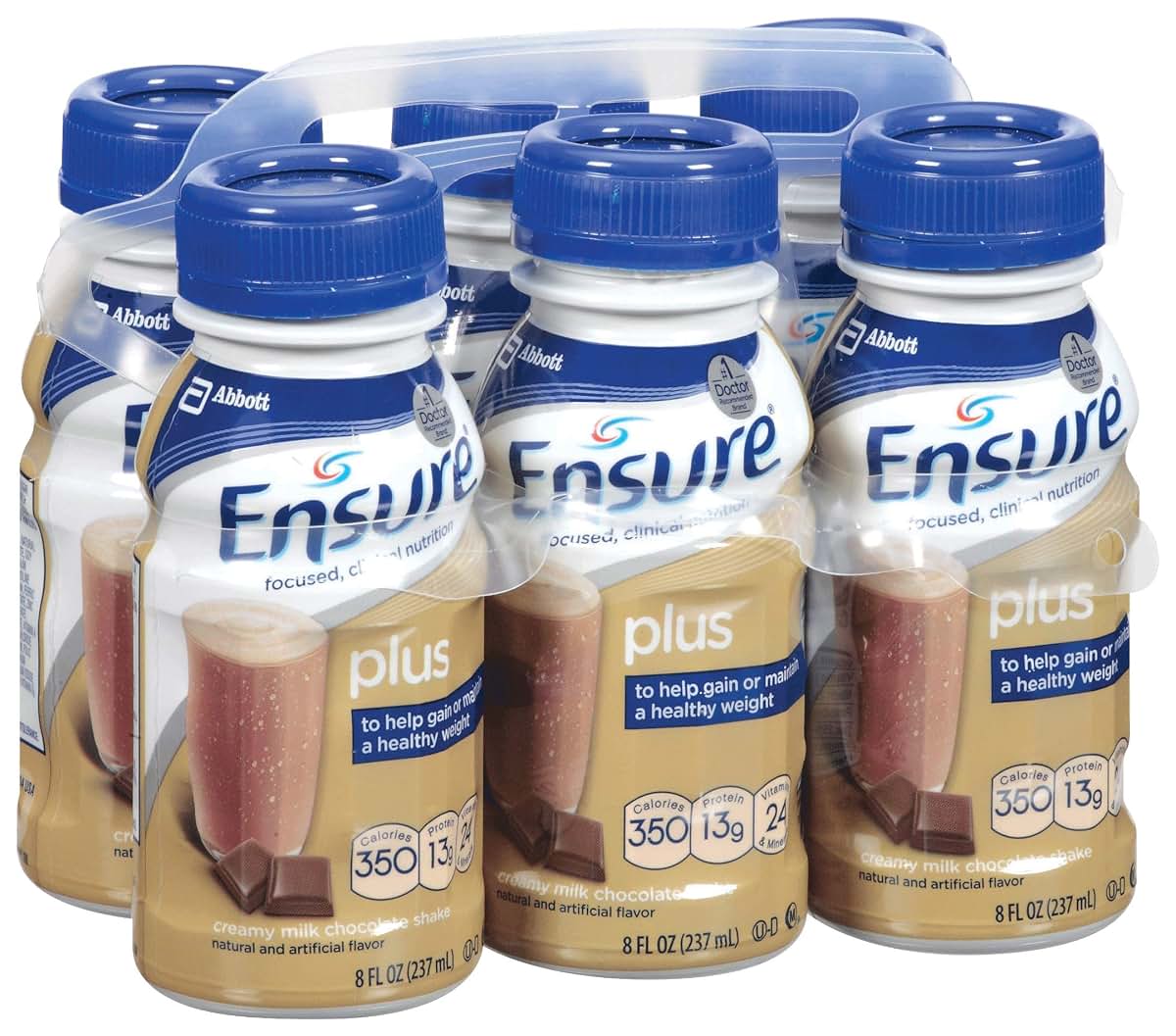 Abbott Nutrition Ensure Plus Chocolate Nutritional Drink 8oz Bottle