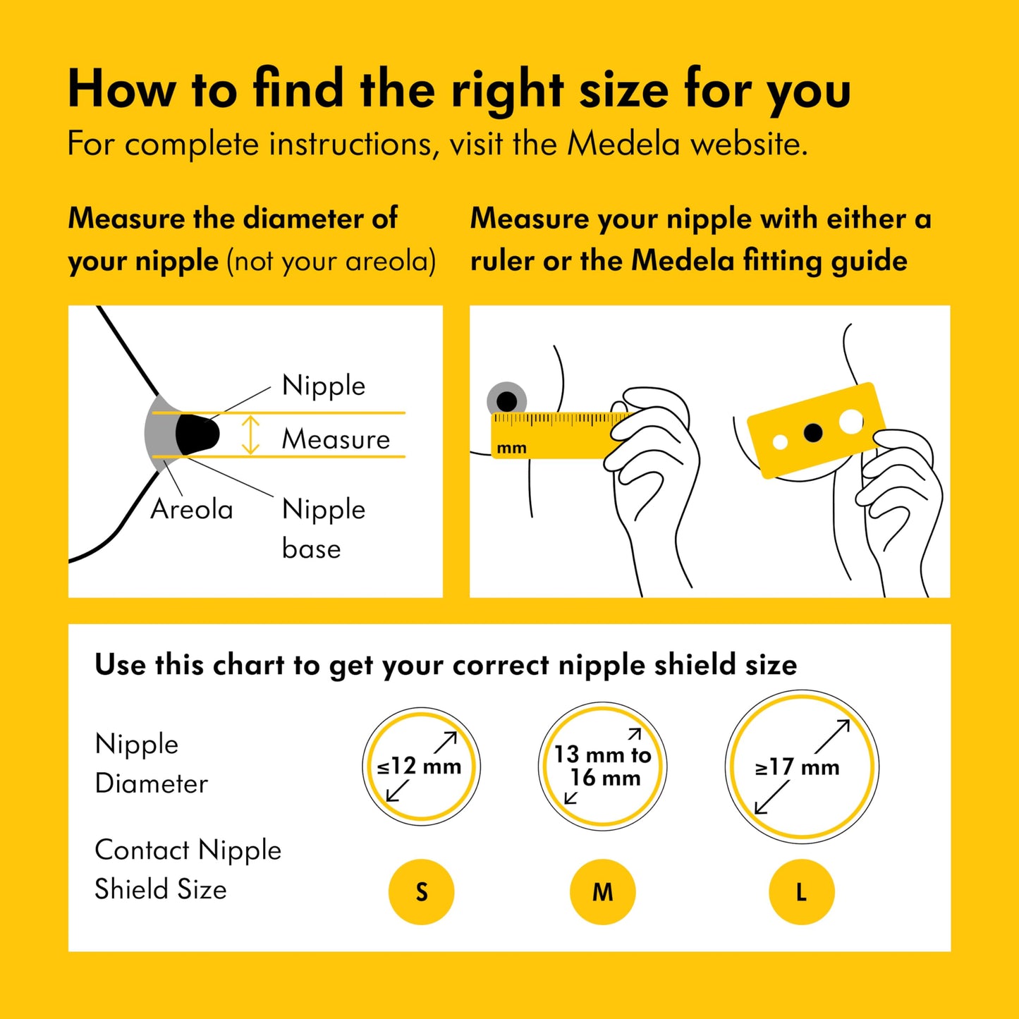 Medela Contact Nipple Shields Breastfeeding Support