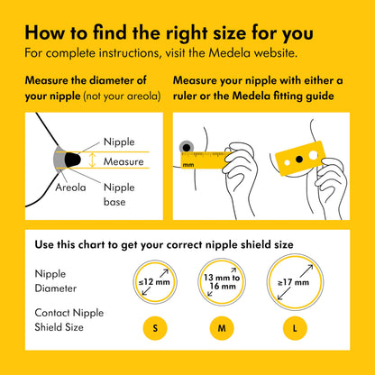 Medela Contact Nipple Shields Breastfeeding Support