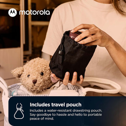 Motorola PIP12 Wireless Audio Baby Monitor with Two-Way Talk and Travel Case