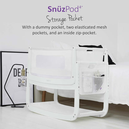Snuz SnuzPod Hanging Diaper Caddy and Bedside Organizer, White (photo 2)