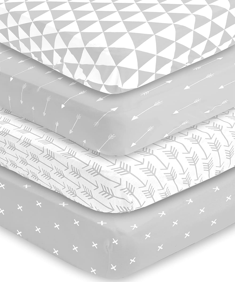 BaeBae Goods Fitted Baby Crib Sheets 3 Pack