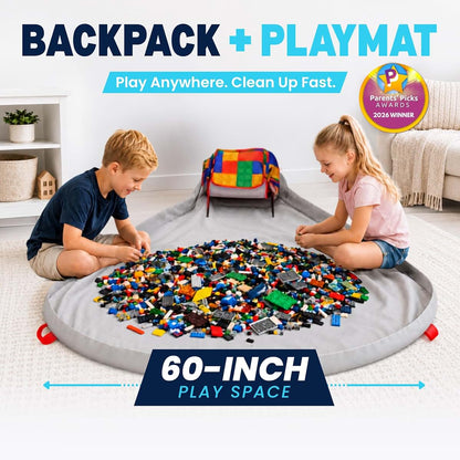 Kreative Kollector BrickPack LEGO Storage Backpack With Play Mat
