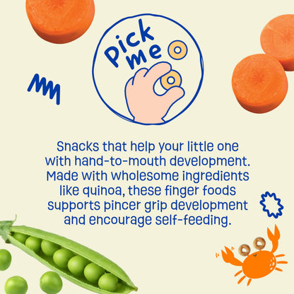 Earth's Best Organic Melty Hoops Spring Veggie Snacks