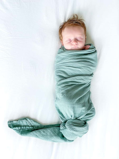 Viscose & Organic Cotton Swaddle Blanket for Newborns and Infants