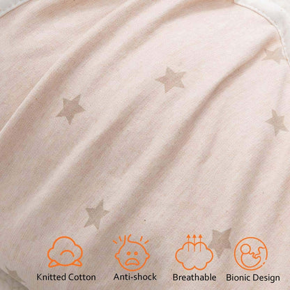 KIDDA Baby Swaddle Blanket Soft Cotton Newborn Sleeping Wrap Brown (photo 2)