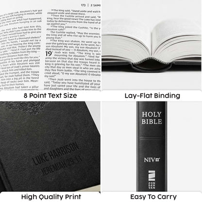 Printualist Personalized NIV Bible With Custom Engraved Black Cover (photo 3)