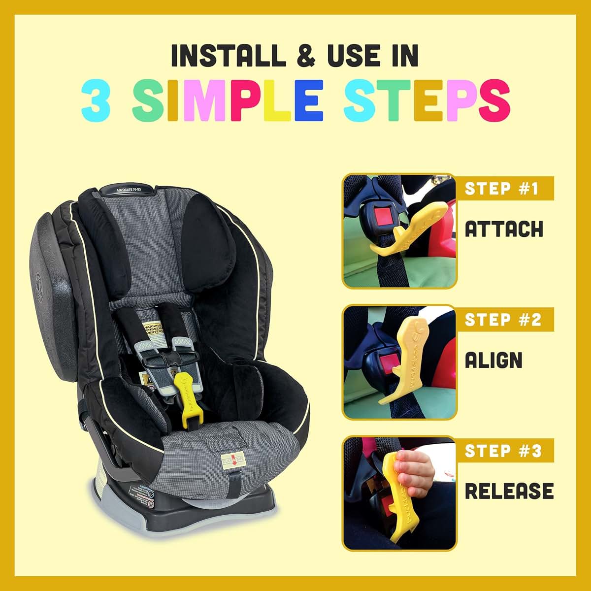Car Seat Buckle Release Aid for Children Unbuckling Tool